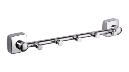 Планка крючков для ванной комнаты FIXSEN KVADRO FX-61305-5 (ЧЕХИЯ)