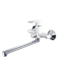Смеситель для ванны HAIBA HB22505-8 хром-белый