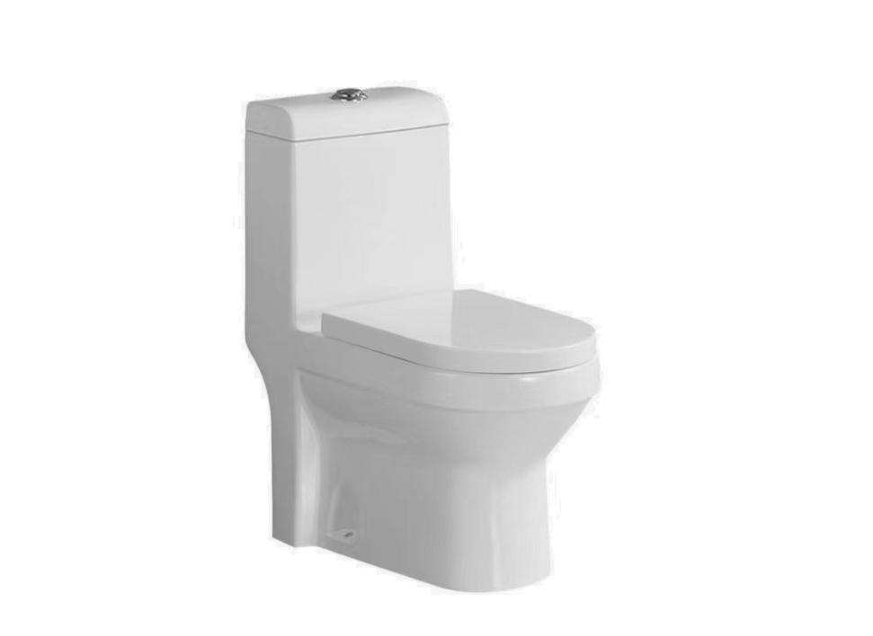 Унитаз монолитный SANITECO SA-5598 белый 710X390X790