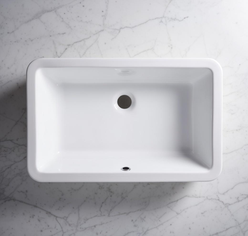  Раковина под столешницу Bravat 600 x 385 (C22171W-ENG)