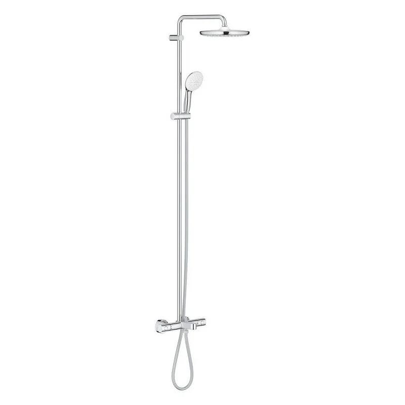Душевая система GROHE Tempesta System 250 с термостатом для ванны, настенный монтаж, хром 26672001