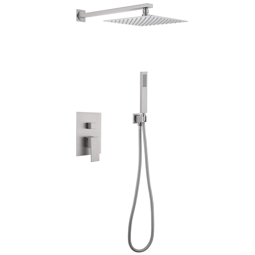 Душевая система ABBER Daheim AF8219SP скрытого монтажа без излива, сатин