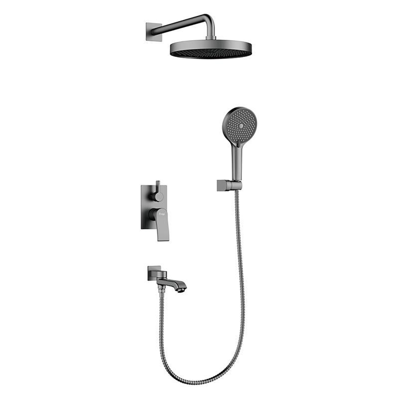 Душевая система Frap F7175-19 Оружейная Сталь