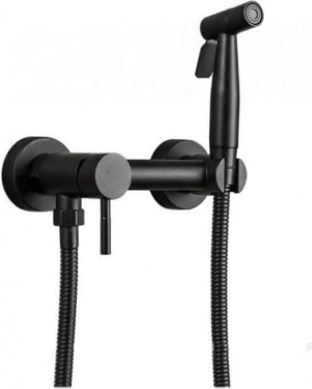 Смеситель с гигиеническим душем HAIBA HB5510-7 черный
