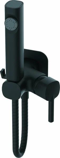 Смеситель с гигиеническим душем HAIBA HB5518-7 черный