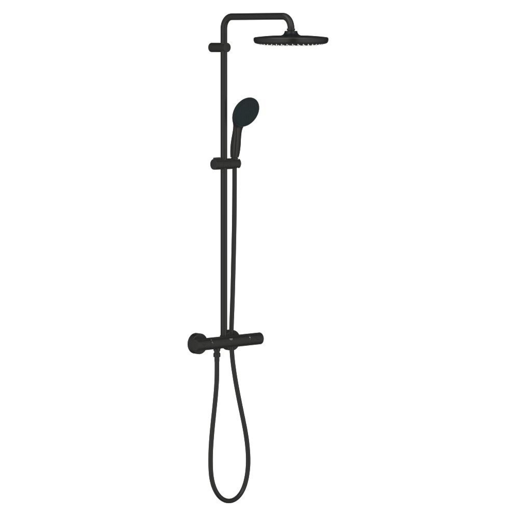 Душевая система с термостатом для душа, черный Grohe Tempesta 250 266702431