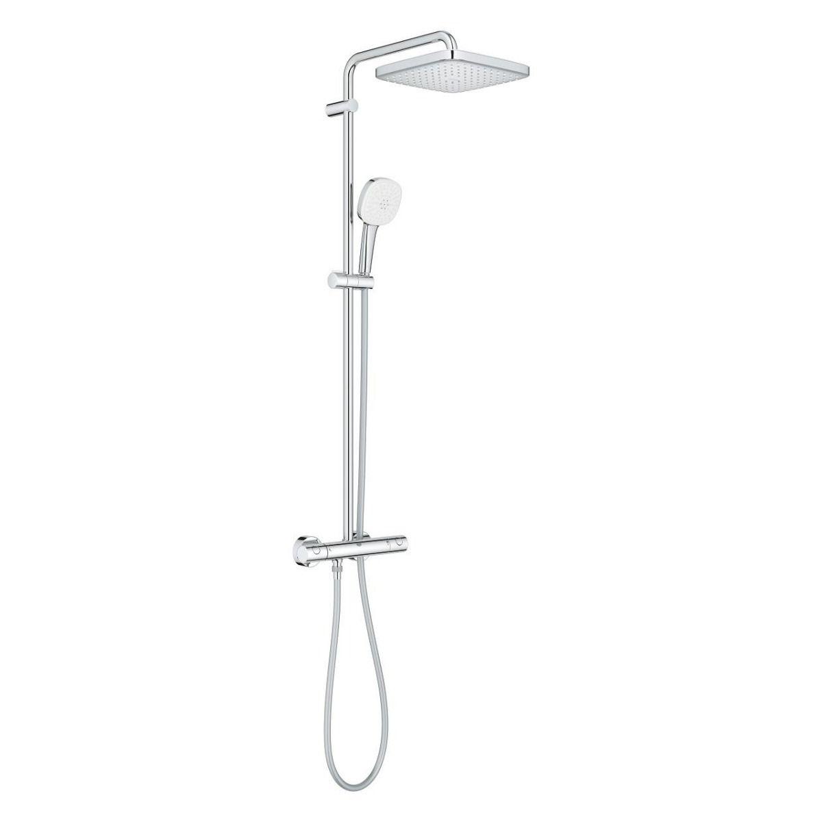 Душевая система с термостатом для душа, хром Grohe Tempesta 250 Cube 26689001